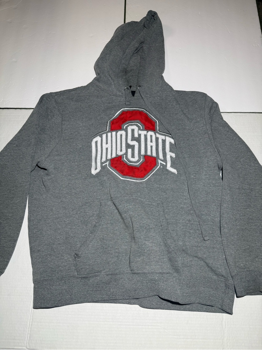 VTG men’s XL Ohio state college sweatshirt Heather Gray hoodie retro